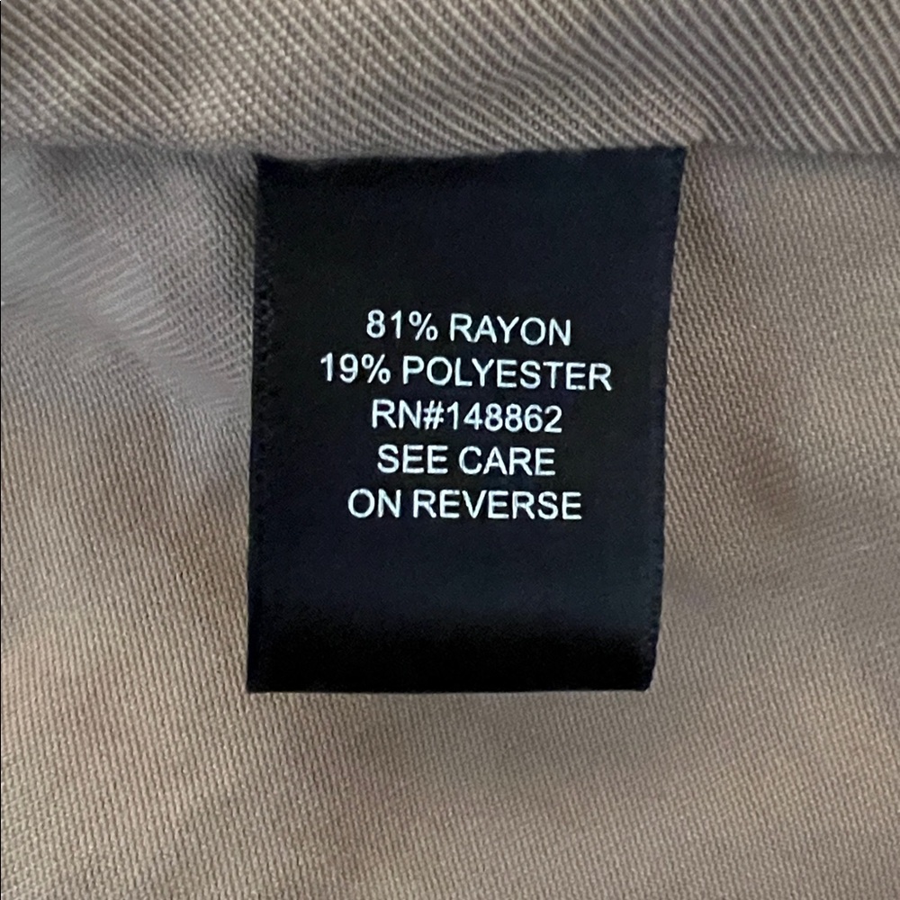 Torrid Taupe Drape Front Utility Jacket Size 4 (4X) - Picture 7 of 7